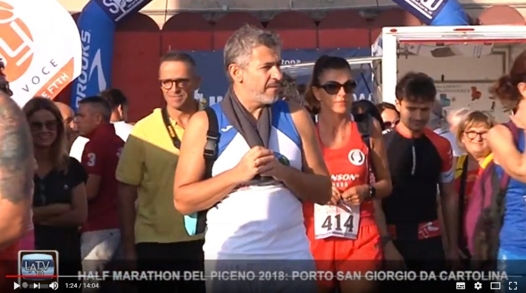 HALF MARATHON DEL PICENO 2018: PORTO SAN GIORGIO DA CARTOLINA